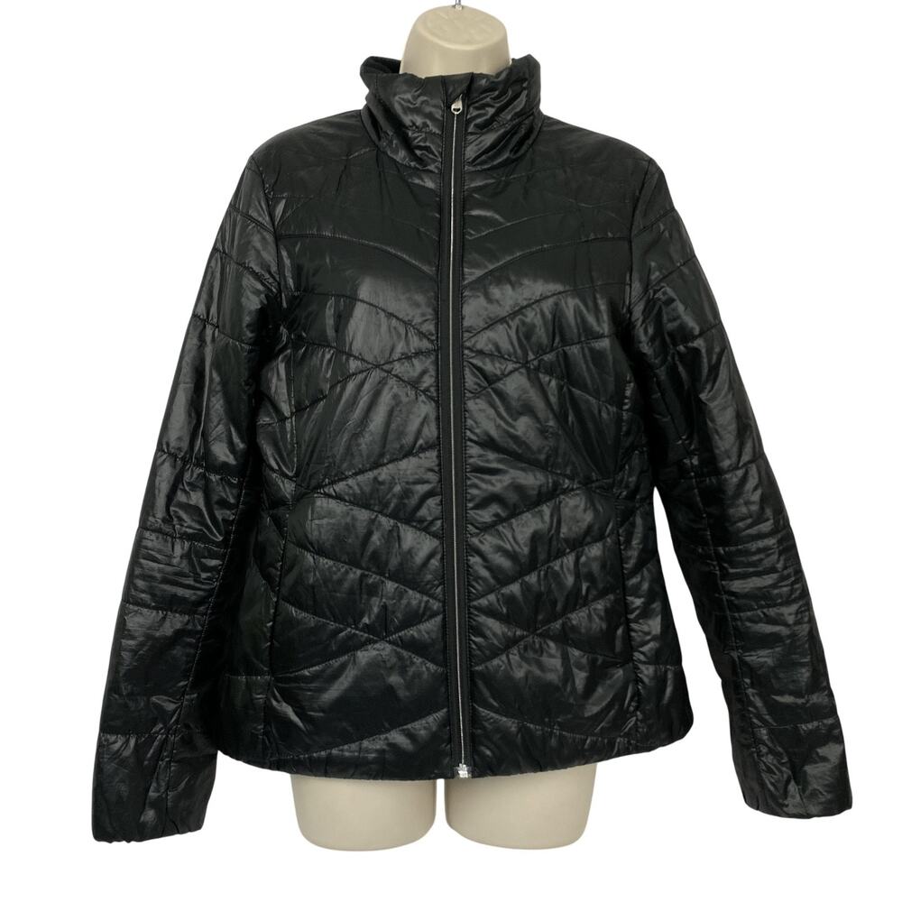 Spyder Curve Insulator Jacket Womens Medium Black Quilted Primaloft Puffer